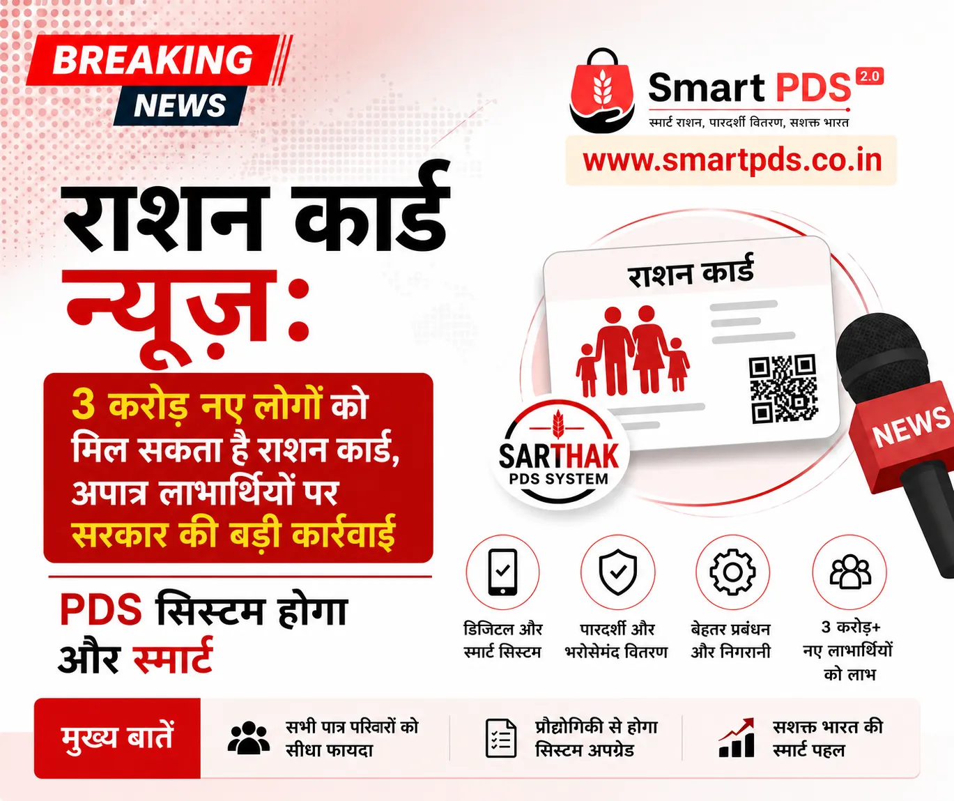 3 करोड़ नए लोगों को मिल सकता है राशन कार्ड, अपात्र लाभार्थियों पर सरकार की बड़ी कार्रवाई